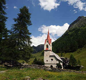 Church of Santo Spirito in Bressanone, Italy, where Pope Benedict XVI will spend his summer vacation from July 28 to August 11.